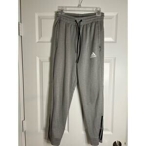 Adidas Workout Athleisure Sweatpants Women Small Gray Comfy Slimming Jogger